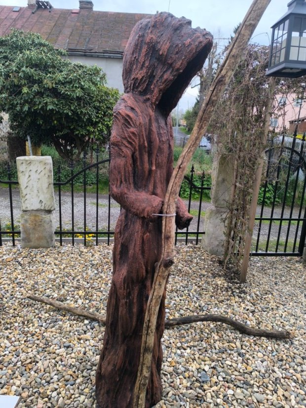Světlonoš vysoký 160 cm - bronzový