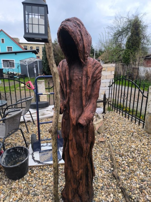 Světlonoš vysoký 160 cm - bronzový